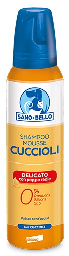 SANO E BELLO SHAMPOO MOUSSE CUCCIOLI PAPPA REALE NF 300 ML - dottorbianchi.it