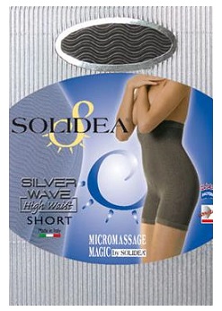 SILVER WAVE HIGH WAIST SHORT PANTALONCINO VITA ALTA NOISETTE 4L - dottorbianchi.it