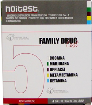 TEST DROGHE FAMILY DRUG TEST 1 PEZZO - dottorbianchi.it