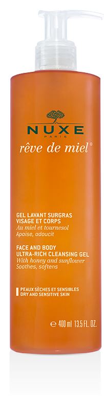 NUXE REVE DE MIEL GEL DETERGENTE VISO E CORPO 400 ML - dottorbianchi.it
