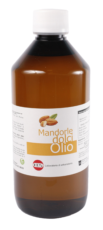 MANDORLE DOLCI OLIO 500 ML - dottorbianchi.it