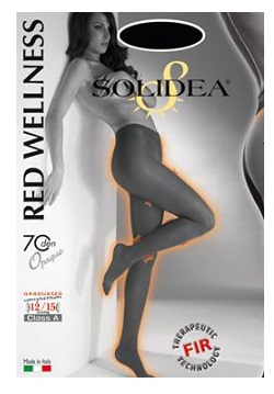 RED WELLNESS 70 OPAQUE COLLANT NERO 5XXL - dottorbianchi.it
