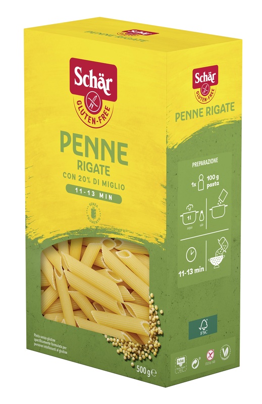 SCHAR PENNE RIGATE 500 G - dottorbianchi.it