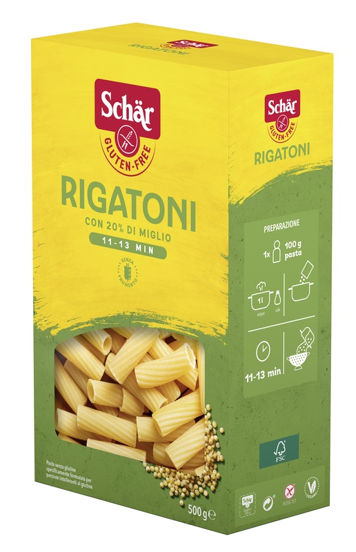 SCHAR RIGATONI 500 G - dottorbianchi.it