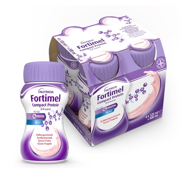 FORTIMEL COMPACT PROTEIN FRAGOLA 4 X 125 ML - dottorbianchi.it