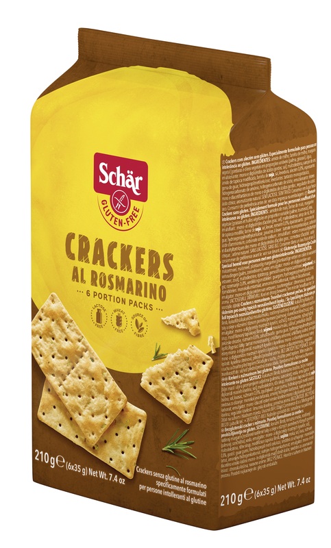 SCHAR CRACKERS AL ROSMARINO 6 CONFEZIONI DA 35 G - dottorbianchi.it