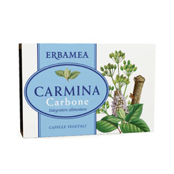 CARMINA CARBONE 24 CAPSULE VEGETALI 12 G - dottorbianchi.it