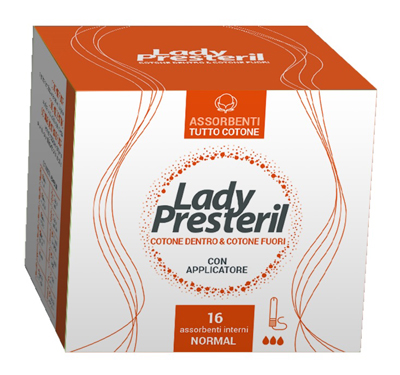 LADY PRESTERIL ASSORBENTI INTERNI NORMAL 16 PEZZI - dottorbianchi.it