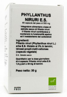 PHYLLANTHUS NIRURI ESTRATTO SECCO 60 CAPSULE - dottorbianchi.it