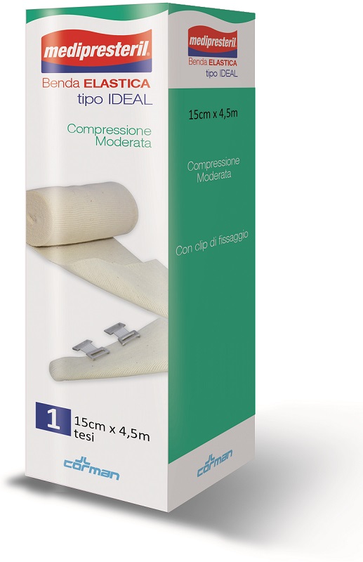 BENDA ELASTICA MEDIPRESTERIL IDEAL CM15X45MT - dottorbianchi.it
