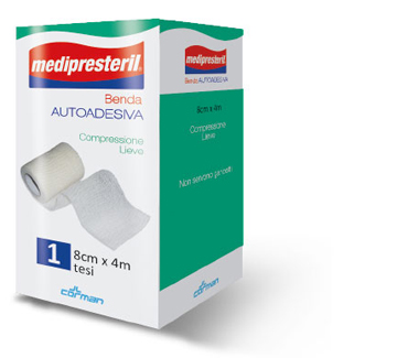 BENDA ADESIVA MEDIPRESTERIL 8X400 CM - dottorbianchi.it