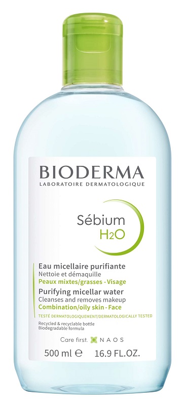 SEBIUM H2O DETERGENTE STRUCCANTE PELLE MISTA 500 ML - dottorbianchi.it