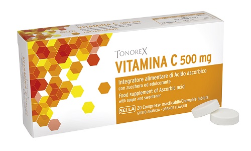 TONOREX VITAMINA C 500 MG 20 COMPRESSE - dottorbianchi.it