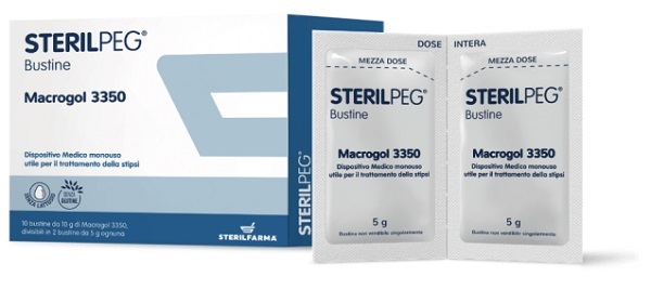 STERILPEG MACROGOL 3350 10 BUSTINE BIPARTITE 10 G - dottorbianchi.it