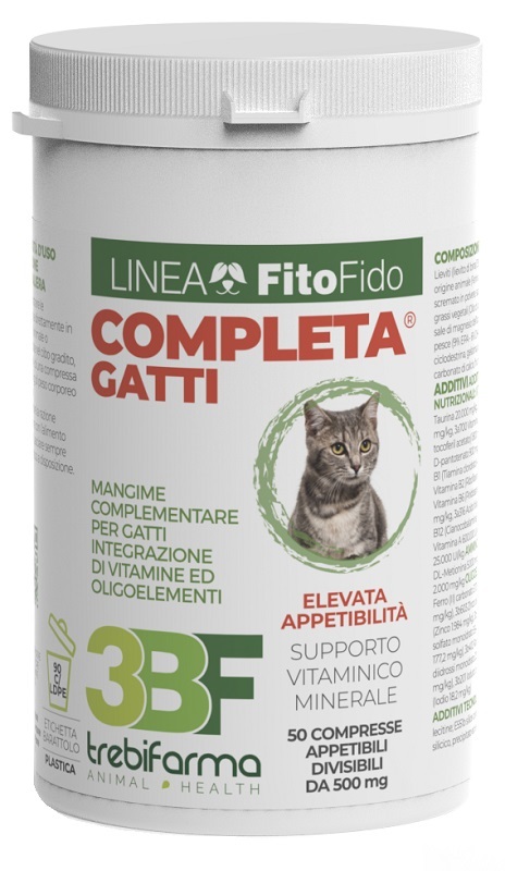 COMPLETA GATTI 50 COMPRESSE BARATTOLO 25 G - dottorbianchi.it