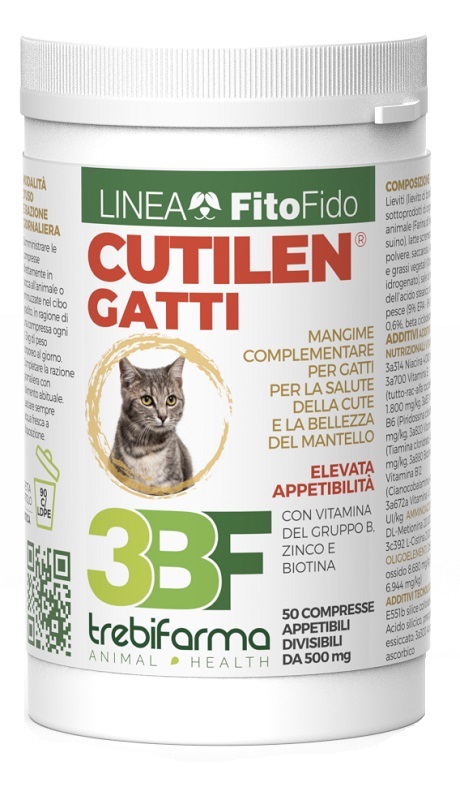 CUTILEN GATTI 50 COMPRESSE BARATTOLO 25 G - dottorbianchi.it
