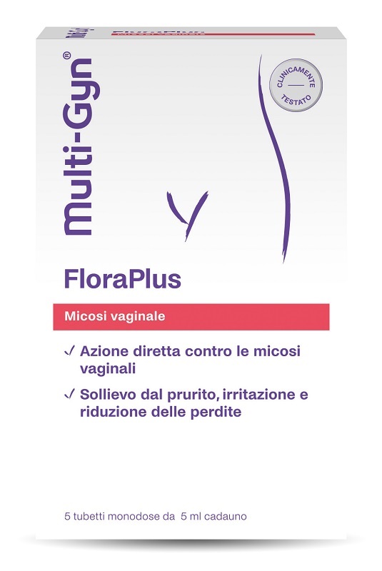 FLORAPLUS MULTI-GYN CANDIDOSI VAGINALE 5 TUBETTI X 5 ML - dottorbianchi.it