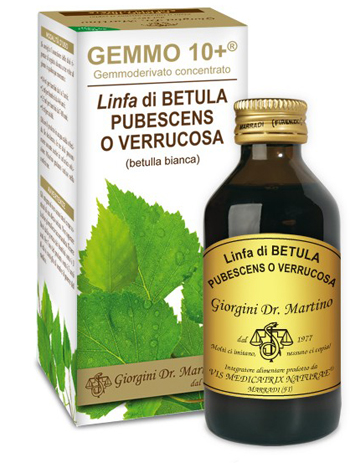 GEMMO 10+ BETULLA B LINFA 100 ML LIQUIDO ANALCOLICO - dottorbianchi.it