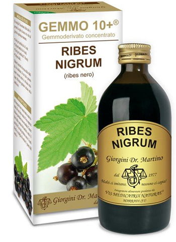 GEMMO 10+ RIBES NERO 200 ML LIQUIDO ANALCOLICO - dottorbianchi.it