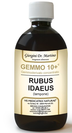 GEMMO 10+ GEMMODERIVATO CONCENTRATO LIQUIDO ANALCOLICO RUBUS IDEAUS LAMPONE 500 ML - dottorbianchi.it