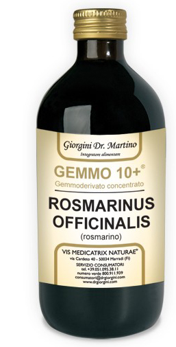 GEMMO 10+ ROSMARINO LIQUIDO ANALCOLICO 500 ML - dottorbianchi.it