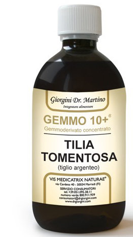 GEMMO 10+ TIGLIO ARGENTEO LIQUIDO ANALCOLICO 500 ML - dottorbianchi.it