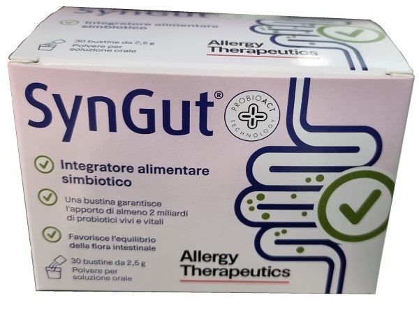 SYNGUT 30 BUSTINE DI LIOFILIZZATO DA 2,5 G IN ASTUCCIO 75 G - dottorbianchi.it