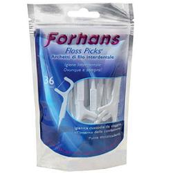 FORHANS ARCHETTI INTERDENTALI FLOSS PICKS 36PZ - dottorbianchi.it