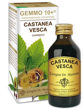 CASTAGNO LIQUIDO ANALCOLICO GEMMO 10+ 100 ML - dottorbianchi.it