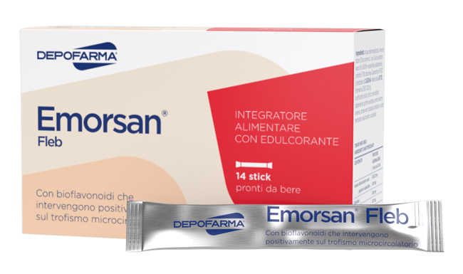 EMORSAN FLEB 14 BUSTINE STICK PACK 15 ML - dottorbianchi.it