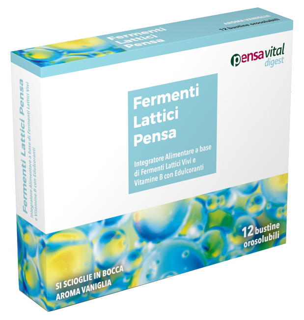 FERMENTI LATTICI VIVI E VITAMINE B 12 VANIGLIA BUSTINE OROSOLUBILI - dottorbianchi.it