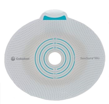 PLACCA PER UROSTOMIA COLOSTOMIA ILEOSTOMIA SENSURA MIO CLICK SISTEMA A DUE PEZZI FLANGIA 70 MM FORO RITAGLIABILE 10-65 MM 5 PEZZI - dottorbianchi.it