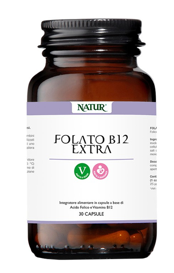 FOLATO B12 EXTRA 30 CAPSULE - dottorbianchi.it