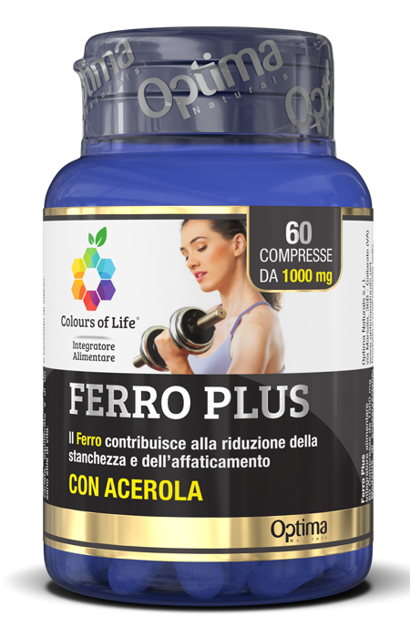 COLOURS OF LIFE FERRO PLUS 60 COMPRESSE 1000 MG - dottorbianchi.it