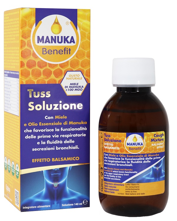 MANUKA BENEFIT TUSS SOLUZIONE 140 ML - dottorbianchi.it