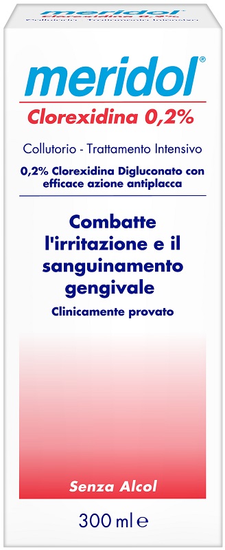 MERIDOL CLOREXIDINA 0,2% COLLUTORIO 300 ML - dottorbianchi.it
