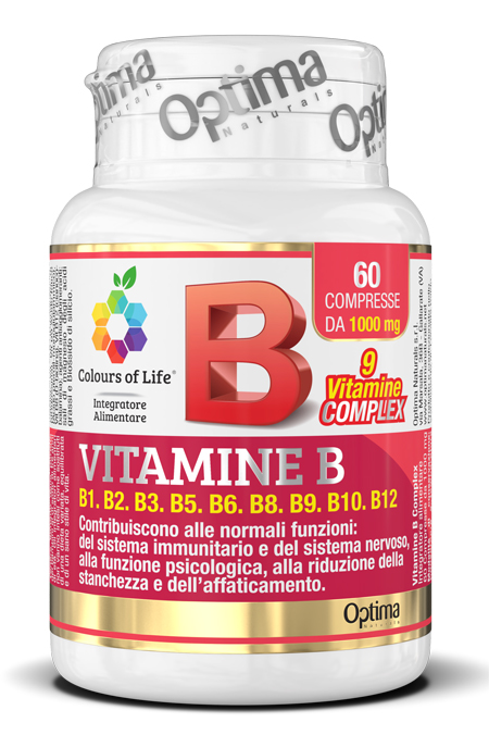 COLOURS OF LIFE VITAMINE B COMPLEX 60 COMPRESSE 1000 MG - dottorbianchi.it