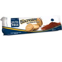 NUTRIFREE BISCREAM CON CREMA AL CACAO 125 G - dottorbianchi.it