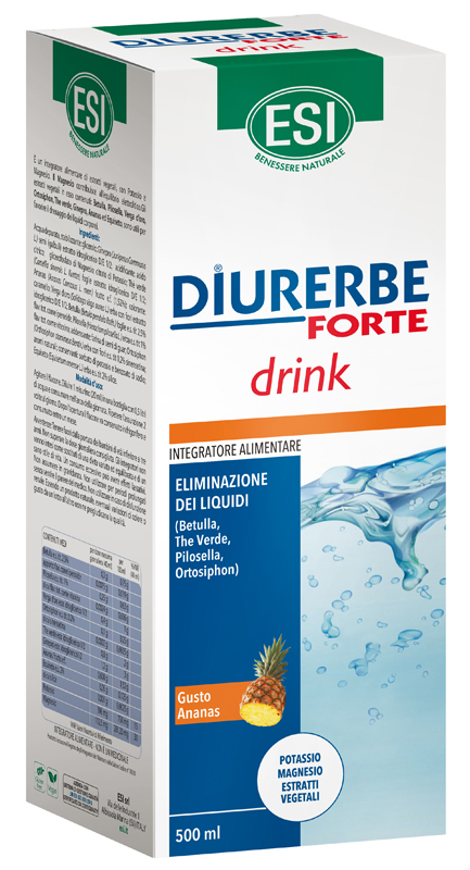 ESI DIURERBE FORTE DRINK ANANAS 500 ML - dottorbianchi.it