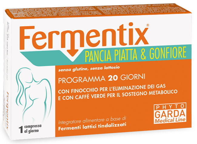FERMENTIX PANCIA PIATTA E GONFIORE 20 COMPRESSE - dottorbianchi.it