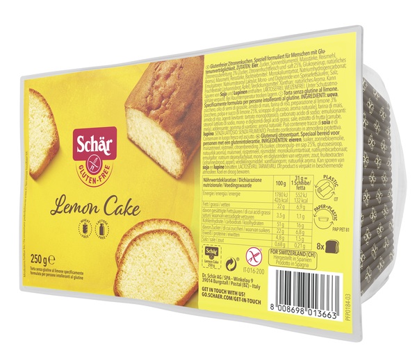 SCHAR LEMON CAKE 250 G - dottorbianchi.it