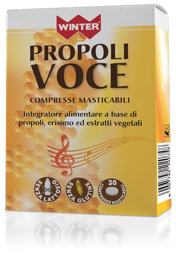 WINTER PROPOLI VOCE 30 COMPRESSE MASTICABILI - dottorbianchi.it