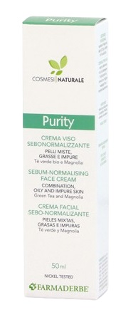 PURITY CREMA VISO SEBONORMALIZZANTE 50 ML - dottorbianchi.it