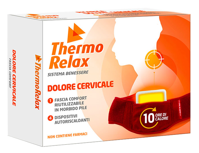 THERMORELAX FASCIA DOLORE CERVICALE+4 DISPOSITIVI AUTORISCALDANTI - dottorbianchi.it