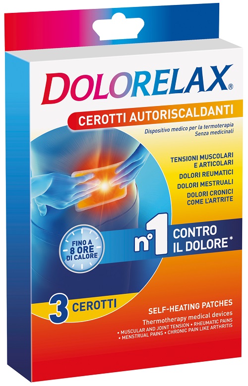 DOLORELAX CEROTTO EFFETTO CALDO 3 PEZZI - dottorbianchi.it