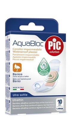 CEROTTO PIC AQUABLOC 25X72MM ANTIBATTERICO 10 PEZZI - dottorbianchi.it