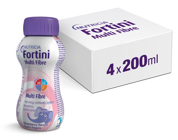 FORTINI MULTI FIBRE GUSTO FRAGOLA 200 ML - dottorbianchi.it