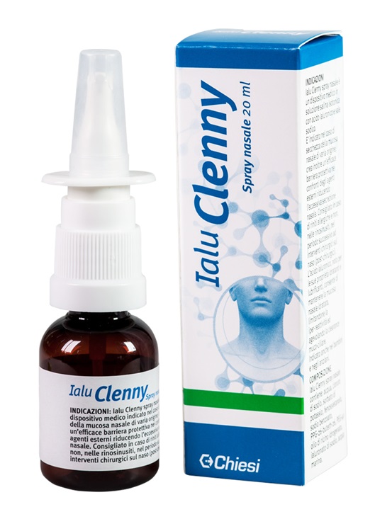 IALU CLENNY SPRAY NASALE SOLUZIONE SALINA ISOTONICA CON ACIDO IALURONICO E SALE SODICO 20 ML - dottorbianchi.it