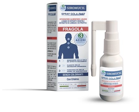 SIROMUCIL 3 AZIONI SPRAY GOLA FAST 15 ML - dottorbianchi.it