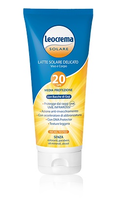 LEOCREMA SOLARE GOJY SPF20 200 ML - dottorbianchi.it